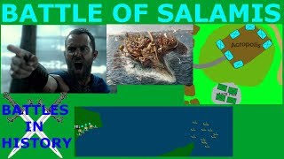 The Battle of Salamis 480 BCE [upl. by Yztim]