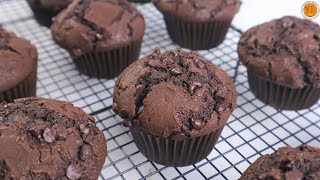 Chocolate Muffins  Mortar and Pastry [upl. by Aicemed]