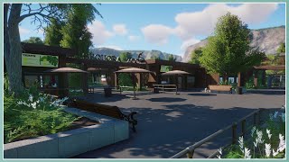 Entrance Plaza amp Bongo Habitat  Sequora Zoo  Planet Zoo Speed Build [upl. by Enined]