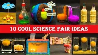 10 Cool Science Fair Ideas [upl. by Aihseyt]