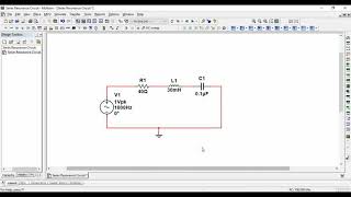 Series RLC Circuit Simulation using Multisim [upl. by Gonyea]