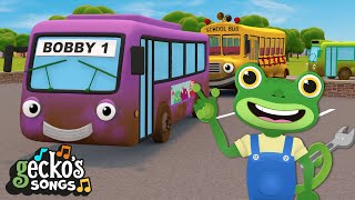 Down at the Garage Song  Nursery Rhymes amp Kids Songs  Geckos Garage  Trucks For Children [upl. by Lyndes]