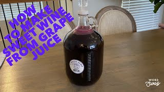 How to make wine from grape juice at home [upl. by Orion811]