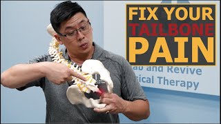 Tailbone Pain The Best Exercise To FIX It  Coccyx Heel Press [upl. by Eelrihs]