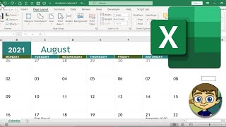 Creating a Calendar in Excel [upl. by Noemi]