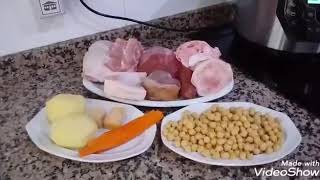 RECETA ORIGINAL COCIDO MADRILEÑO EN OLLA GM [upl. by Emelin]