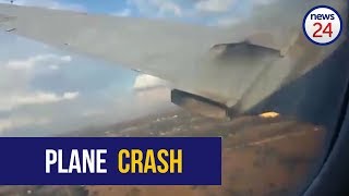 WATCH Dramatic footage apparently shows moment of Wonderboom plane crash [upl. by Gustaf722]