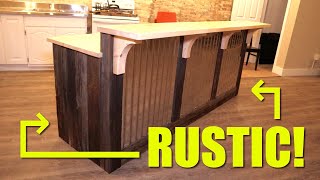 Building A Kitchen Island  Wood amp Metal [upl. by Raymund]