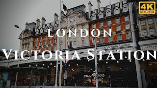 London Victoria Station Walk Through England 4K [upl. by Renick647]