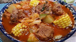 Cómo Hacer Un Delicióso Caldo De Res Estilo Guerrero [upl. by Kennard]