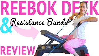 How to use a Reebok Deck with Resistance Bands  Exercises [upl. by Glogau647]