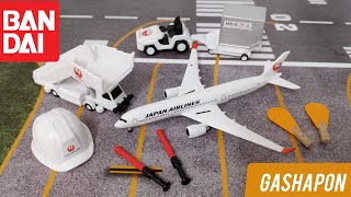 Bandai Gashapon  Japan Airlines Capsule Toys [upl. by Dalston]