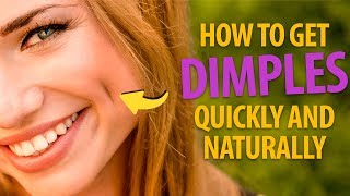 How To Get Dimples Quickly to Make Everyone Go Awww [upl. by Rodenhouse]