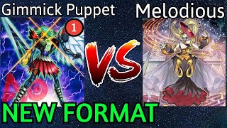 Gimmick Puppet FTK Vs Melodious NEW FORMAT YuGiOh [upl. by Boigie]