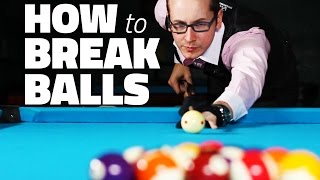 Billiards Tutorial How to Break 8 Ball in Pool [upl. by Annelg]