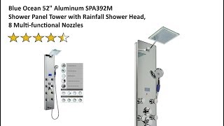 Blue Ocean 52quot Aluminum SPA392M Shower Panel Tower Installation [upl. by Belda]