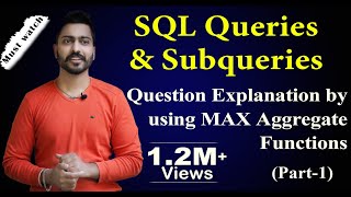 Lec59 SQL Queries and Subqueries part1  Database Management System [upl. by Rehpotsirhc418]