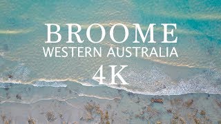 Broome by Drone 4K  Amazing Australian Beaches [upl. by Saxe]