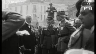 MOROCCO General Lyautey returns to Casablanca 1921 [upl. by Mungo]