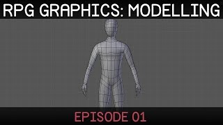 RPG graphics E01 Character model Blender [upl. by Gregor]