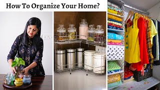 How To Organize Your Home  Easy Steps For Sustainable Organizing [upl. by Euqinotna]