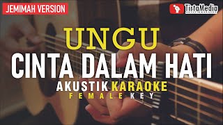 cinta dalam hati  ungu akustik karaoke jemimah version  jemimahchallenge [upl. by Fax]