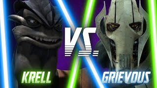 Pong Krell vs General Grievous  Star Wars Versus [upl. by Lionel318]