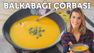 🍵 Balkabağı Çorbası Tarifi  Evde Balkabağı Çorbası Nasıl Yapılır  Sinem Çapraz [upl. by Labinnah]