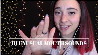 ASMR 1H OF UNUSUAL MOUTH SOUNDS Tico Zac Trtr Sk Stipple [upl. by Hoagland839]