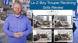 LaZBoy Trouper Reclining Sofa  Sofa Review 17 [upl. by Aloel821]