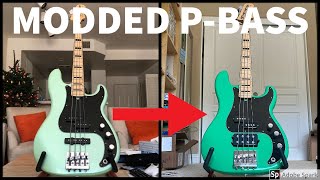 Fender PJ Bass Modded with Musicman Humbucker [upl. by Ulberto]