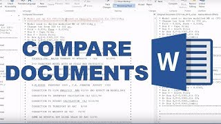 How to compare two documents in Word [upl. by Nasus]