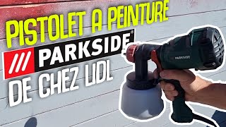 Pistolet Ã peinture PARKSIDE PFS 400 A1 LIDL [upl. by Arrait618]