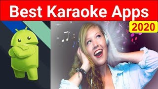 Top 5 Best Karaoke Apps For Android 2020 [upl. by Anawd]