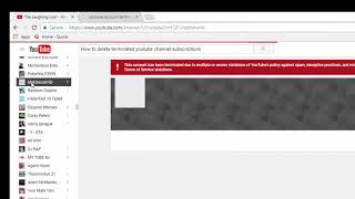 How to Delete inactive channel subscriptions from your youtube channel [upl. by Erehs]