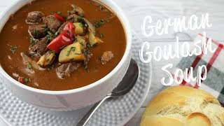 German Goulash Soup [upl. by Aggappe]