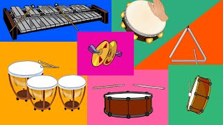 Instrumentos de percusión [upl. by Ahsercel]