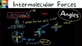 Intermolecular Forces grade 11 VSEPR angles [upl. by Nocam]