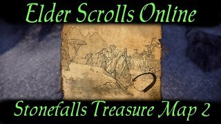 Stonefalls Treasure Map 2 Elder Scrolls Online ESO [upl. by Richella]