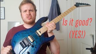 Jackson Pro Series Dinky DK2QM reviewdemo [upl. by Halladba]