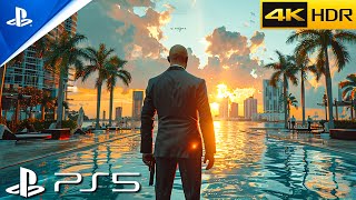 MIAMI PS5 Immersive ULTRA Realistic Graphics Gameplay 4K60FPS Hitman 2 [upl. by Bocoj625]