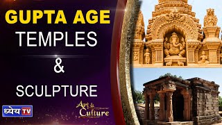 ART amp CULTURE  GUPTA AGE  TEMPLES AND SCULPTURE [upl. by Inalaehak465]