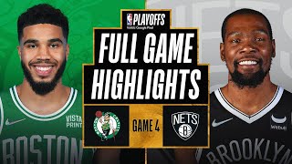 CELTICS at NETS  FULL GAME HIGHLIGHTS  April 25 2022 [upl. by Davilman]