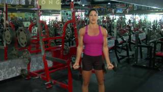 How to Do Standing Dumbbell Curls [upl. by Nahshu]