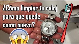 Cómo limpiar un reloj para que quede como nuevo [upl. by Sorazal]