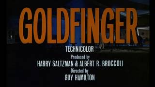 Goldfinger  Theatrical Trailer  1964 [upl. by Warthman]