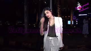 Athiya Shetty SPOTTED at Yauatcha Restaurant [upl. by Poree466]