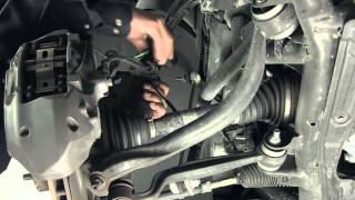 How To Replace a Bad Range Rover L322 Front Air Suspension Strut [upl. by Aihsyla]