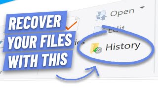 How to Recover your Files with File History  Windows 10 [upl. by Jaquiss702]