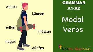 Learn German  German Grammar  Modalverben  Modal verbs  A1 [upl. by Festa]